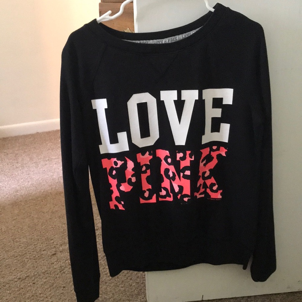 Pink long sleeve sweater